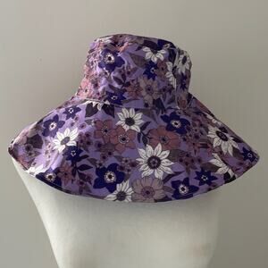 Floral Purple Women's Sun Hat